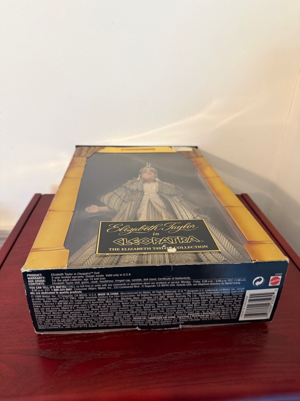 Elizabeth Taylor Cleopatra Collector Barbie Doll Vintage Limited Edition - Picture 11 of 12